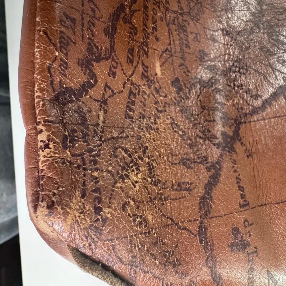 Patricia Nash Leather Drawstring Whitney Tote - English Garden Map - Picture 10 of 16